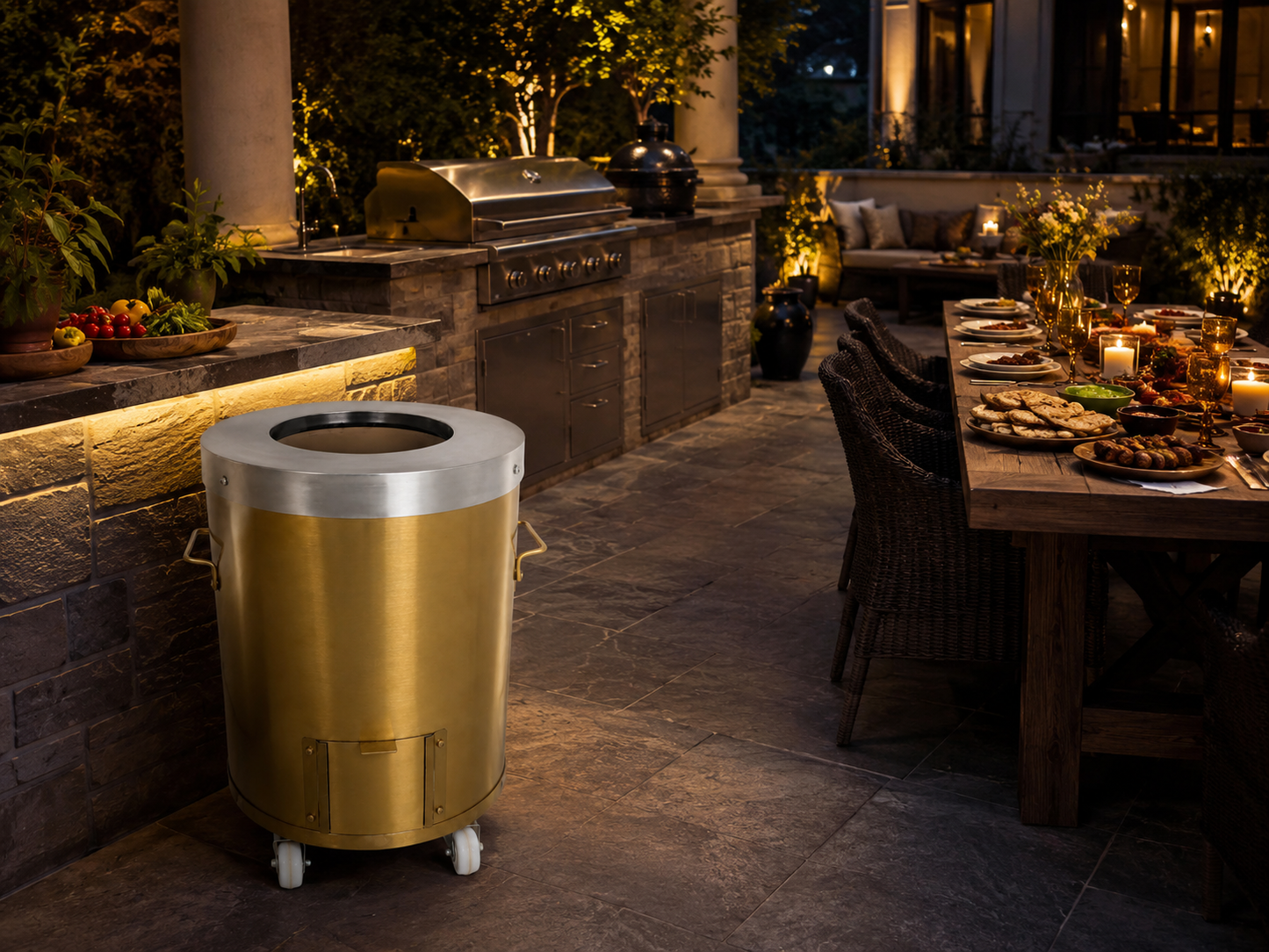 Aurora Glow Rosegold Home Tandoor