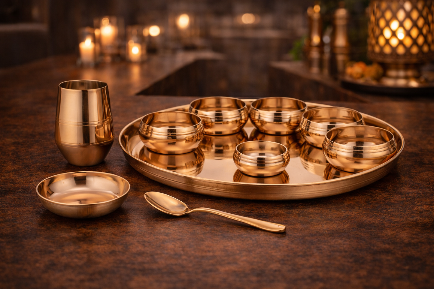 Bronze Full Thali Set