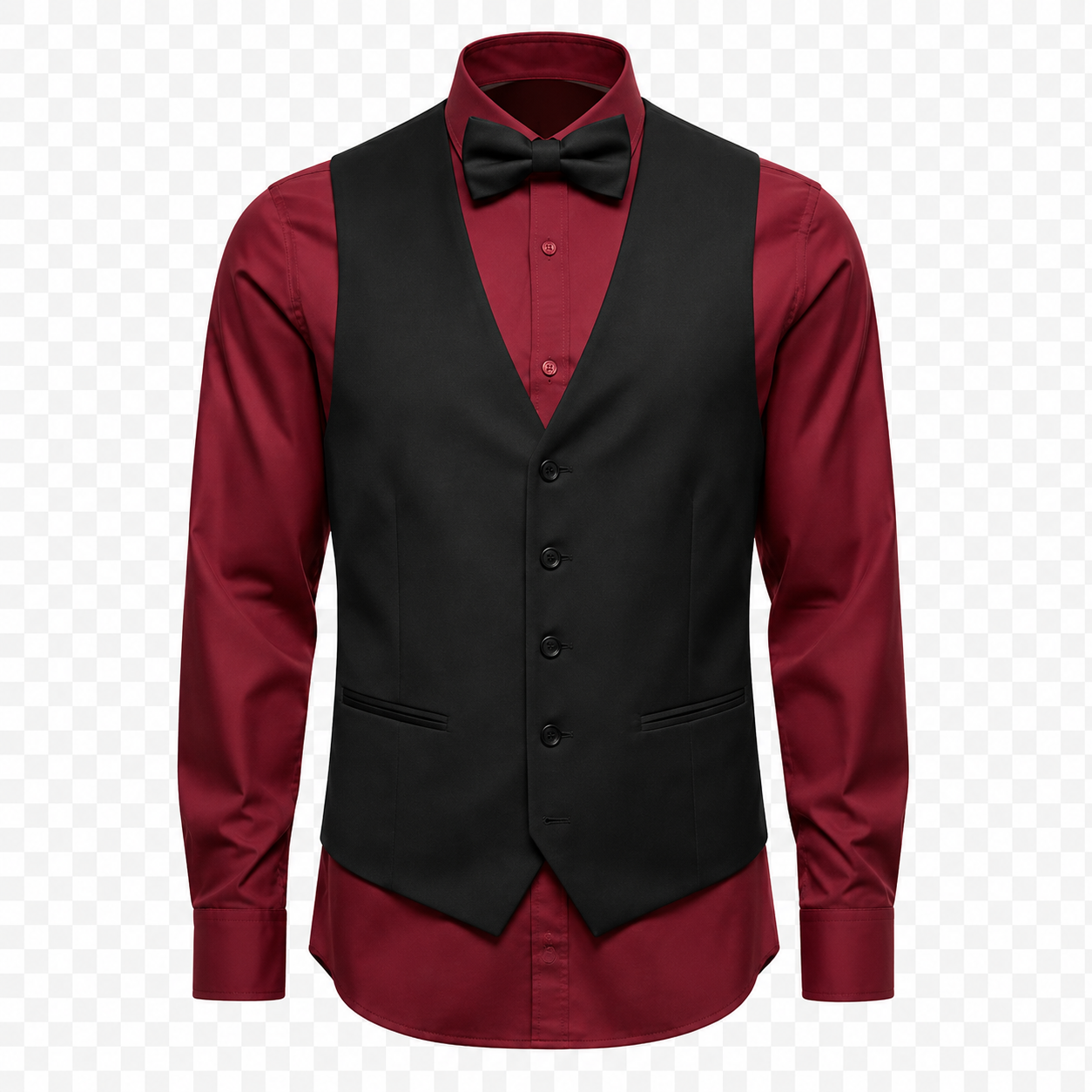 Executive Black Waistcoat