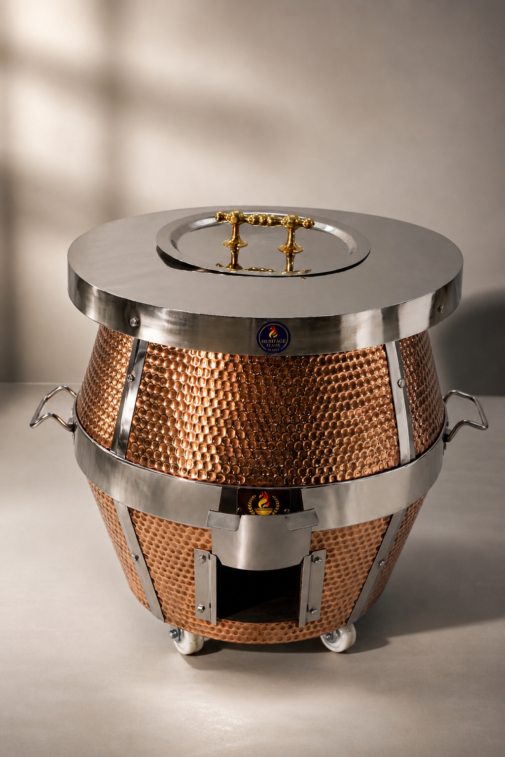 Heritage Flame Copper Domestic Tandoor