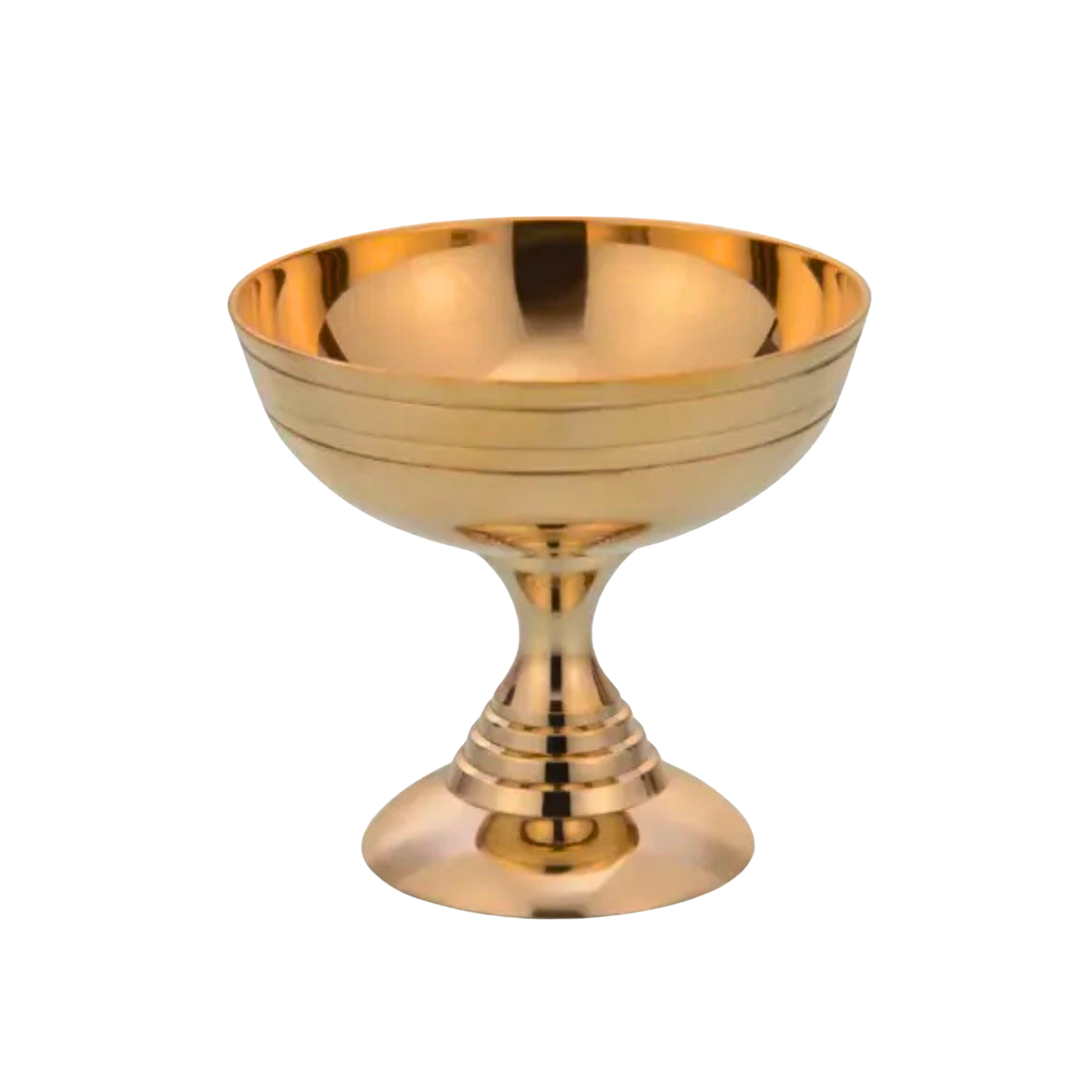 Bronze Ice Cream Cup with Spoon