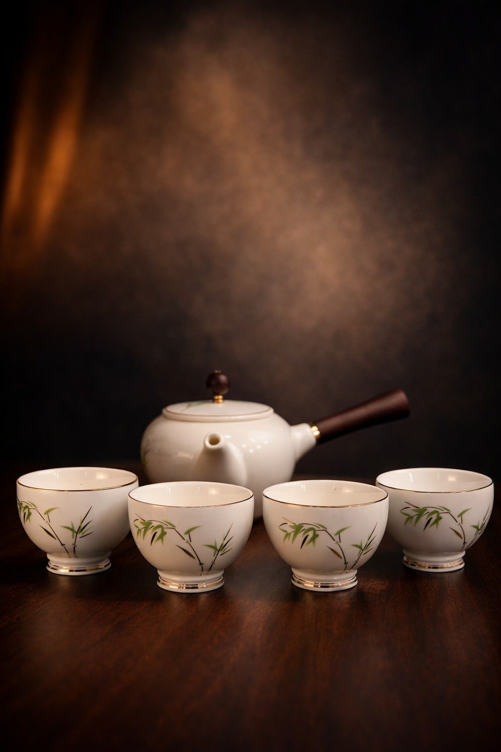 White Ceramic Tea Service Set