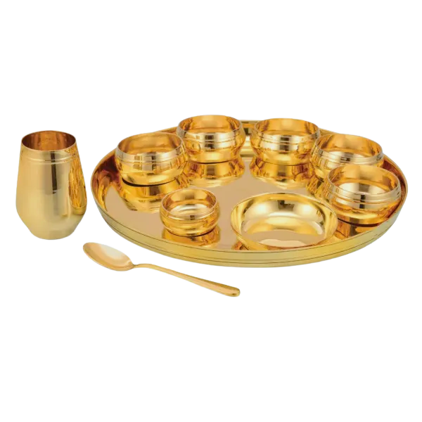Brass Full Thali Set