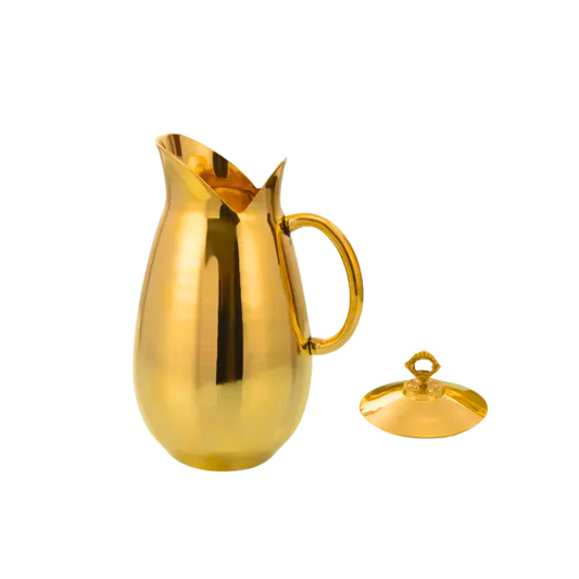 Brass Dolphin Water Pitcher