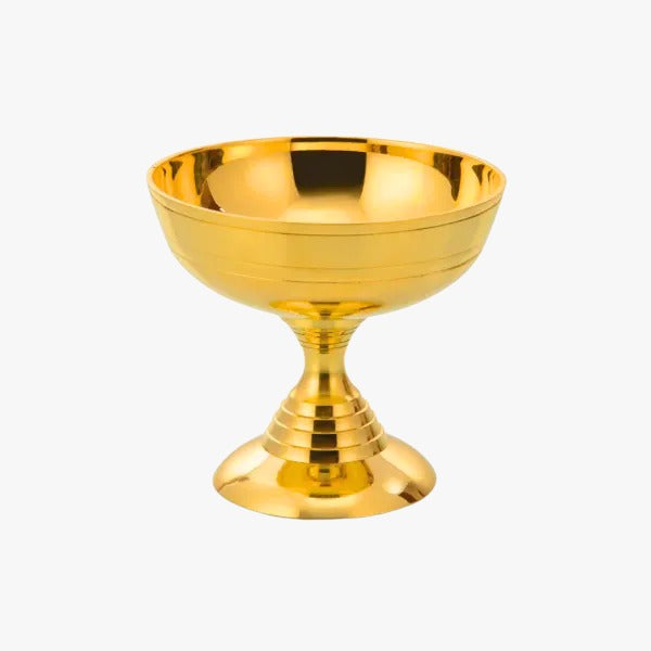 Ice Cream Cup with Brass Stem Base