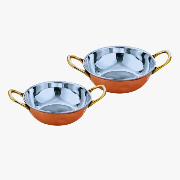 Serving Kadahi with Welded Handle