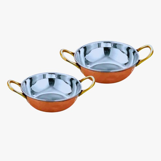 Serving Kadahi with Welded Handle