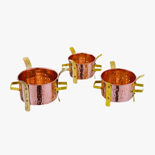 Copper Sigri with Bass Handle