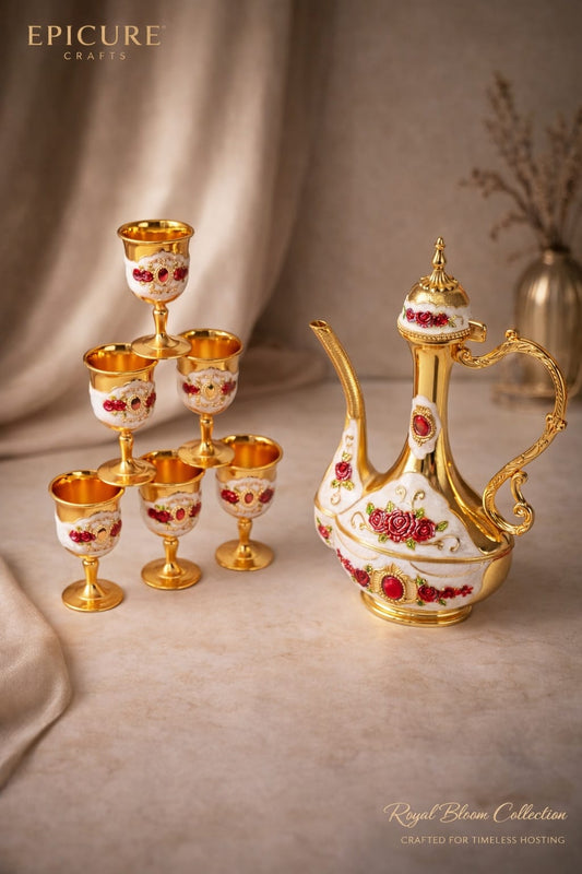 Royal Bloom Collection: Floral Heritage Tea Service Set