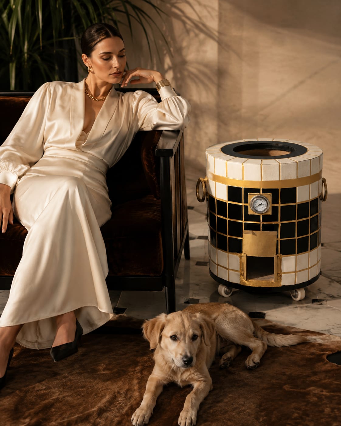 Mosaic Flame Domestic Tandoor