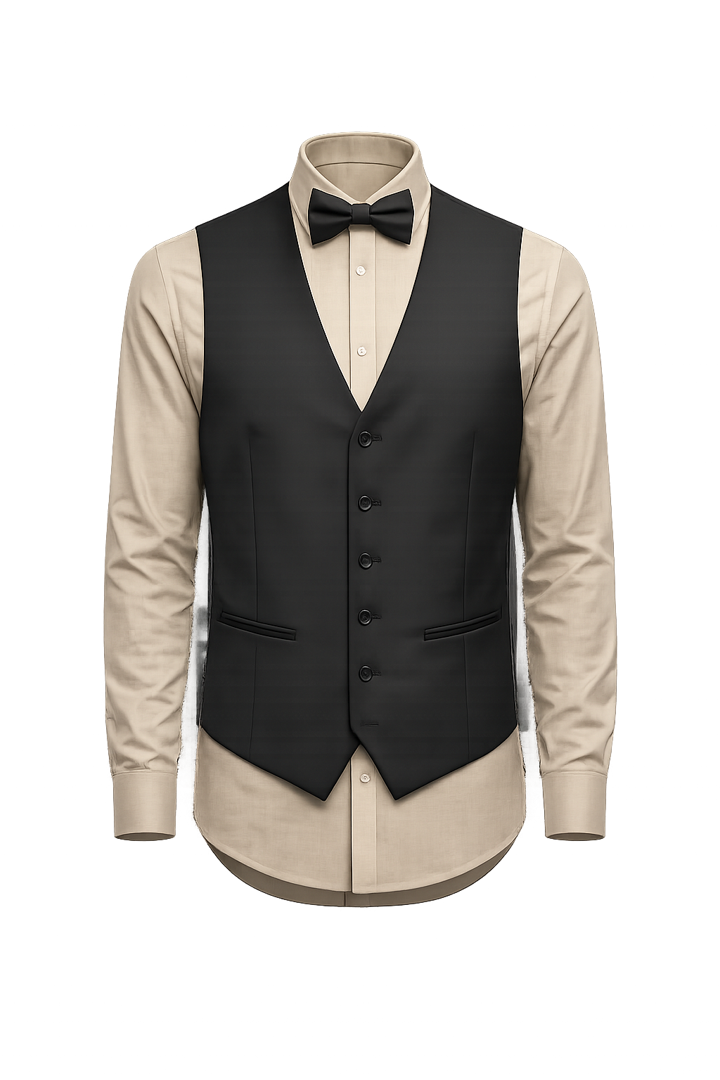 Executive Black Waistcoat