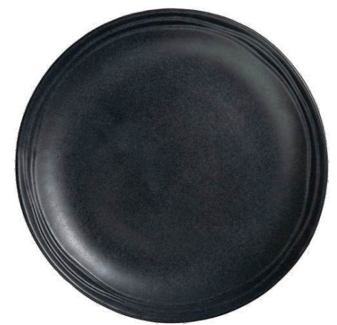 Black Dinner Plate - 25.5 cm