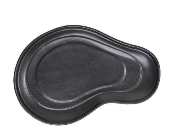 Black Organic Presentation Platter