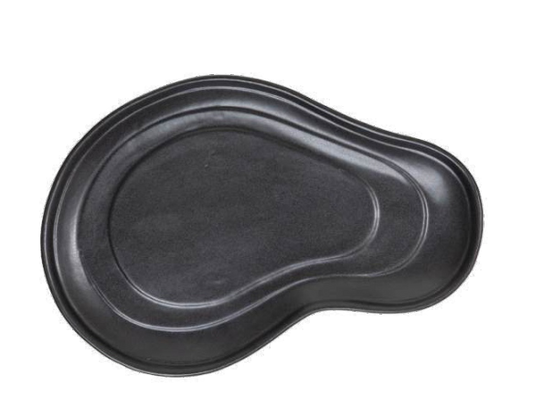 Black Organic Presentation Platter