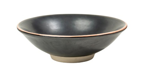 Charcoal Golden Rim Ramen Bowl - 700 ml